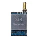 RX3364-CPB Wireless Audio Video Receiver Module 64 Channels 3060-3500MHz Wide-Band Signal Receiver FPV Transmission Kit RPSMA Connector