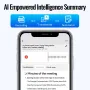Ручка-диктофон A6 AI Voice Recorder AI Noise Cancellation Транскрипция в реальном времени Перевод на 60 языков Запись 13 часов Большая память Магнитный дизайн Портативный Type-C Синхронизация с приложением для преобразования голоса в текст