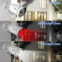 Hiseeu 4K UHD 4CH 8MP PoE Security Camera Kit Color Night Vision Two-way Audio Humanoid Detection Remote APP Viewing Outdoors IP Monitoring Cameras Kit