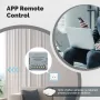 MOES ZM-108-M Tuya Smart Zigbe Curtain Switch Module 90-250V AC 2.5A Remote Motor Rotation Switchable Smart Home Automation Smart Linkage Calibration Function IP20 Voice Control with Alexa Google Assistant