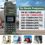 Baofeng UV-25 Walkie Talkie 10W High Power Two-Way Radio Multi-Band 1.77-Inch Color Screen 999 Channels Wireless Copy Frequency Air Band Reception