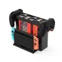 TNS-19051B Switch2 Multifunctional Storage Stand for Switch2 Console with 12 Game Card Slots 15 Disc Holder 2 Controller Dock Compact Organizer Gaming Accessories