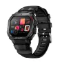 LOKMAT OCEAN GT 1.75-inch HD Screen Flashlight Compass AI Voice Assistant 3ATM Waterproof bluetooth Call Heart Rate Blood Oxygen Monitor Sleep Monitoring Multi-sport Modes Smart Watch