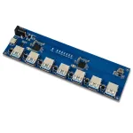 VL817 USB 3.1 Hub Module High Speed 7 Port USB Hub Type C 5Gbps External Power Supply Backflow Prevention Portable Accessory