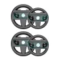 JYS JYS-NS2308 4-Pack Switch2 Mario Karts Racing Steering Wheel 2 Large 2 Small Joy-Con Wheels Multiplayer Gaming Universal 2-in-1 Design Portable Clip-On System Game Accessories