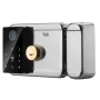 Tuya Outdoors Waterproof Smart Door Lock with Fingerprint/Key/Password/IC Card/Tuya APP Unlock Digital Key-pad Electronic Biologic Security Lock for Home Security