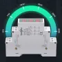 Tongou 1/2/3 Ways DIN Rail Mount Voltage Meter 11V-310V DC Mini Modular Voltmeter High Accuracy LED Digital Display Multi-Circuit Monitoring Energy Efficient Digital Voltmeter