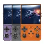 T16MAX 64G 4-inch IPS Retro Handheld Game Console 15000+ Games RK3326 Quad Core Dual 3D Joystick Built-in HiFi Speaker Portable Gaming Device Support 3.5mm Earphone 3000mAh Battery