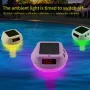Wireless Solar Powered Pool Thermometer IP68 Waterproof RGB Ambient Light Temperature Display Smart Timer Child Lock 2200mAh Battery Smart Home Automation Solar Energy Savings Device