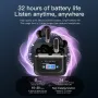 M-V8 TWS bluetooth 5.3 Earphone LED Touch Screen ANC Noise Cancelling 360° Surround Stereo 32H Battery Life In-ear Sports Eaphone Headphone