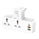 LDNIO SC2311 Priză universală 2 prize 20W PD QC3.0 3USB Încărcător de perete Adaptor de priză Expandor cu mufe multiple