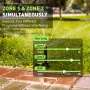 Rainpoint Dual Zone Garden Smart Timer Irrigation Valve Automatic Watering Device Smart Timer Controller for Garden