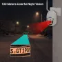 Hiseeu 30X Zoom 5MP WiFi PTZ Camera Wireless Color Night Vision 2-way Audio IP66 Waterproof Face Humanoid Detection 2D&3D Noise Reduction Support ONVIF2.0 H.265 Outdoors IP Security Surveillance Camera