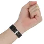 22mm Universal Silver-Buckle Silicone Watch Strap Sweat Water-Resistant Soft Comfortable for Sports Casual Formal Use