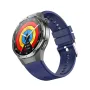 ET456 1.56inch AMOLED Display ECG Intelligent Micro Physical Examination NFC Voice Assistant bluetooth Call Heart Rate Blood Pressure SpO2 Monitor Sleep Monitoring Menstrual Tracking Respiratory Training Metto Call IP68 Waterproof Smart Watch