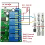 AD22B04 MT8870 4 Channel Relay DTMF Tone Signal Decoder Remote Control Relay Module 12V DC for PLC Smart Home with Cable