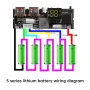 PD 65W 100W Fast Charging Module Mobile Power Supply Board Dual Way Charge 6-Port QC PD PPS SCP VOOC USB Type-C Solar Panel Compatible