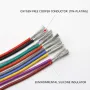 18/20/22/24AWG 5 Colors Mix Box Super Soft Silicone Wire 5M/roll Heat Resistant Flexible Tinned Copper Stranded Cable 5-in-1 Box DIY Electirc Wire White Brown Gray Orange Purple