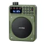 Amoi X03 Mini Digital FM Radio Wireless bluetooth Speaker with Knob Dual Magnetic Speakers 1200mAh Battery Support TF Card USB Disk 3.5mm Wired Playback Portable Speakers
