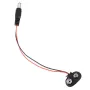 3pcs DC 9V Battery Button Power Plug Mega 2560 1280 UNO R3 132 9V Battery Buckle T Type