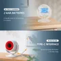 PIR Motion Sensor Alarm with Remote Control Indoor Wireless Infrared Security Motion Detector with 120dB Loud Volume Siren for Home Garage Shops