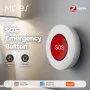 MOES Tuya ZigBe SOS Alarm Button One Click For Emergency Help APP Notification Children Elderly Patient Hospital Home Safety