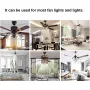 eWelink WiFi Ceiling Fan Lamp Remote Control AC110V 220V Timing Control Switch Adjusted Wind Speed Transmitter with Alexa Google Assistant Yandex Alices
