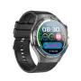 ET456 1.56inch AMOLED Display ECG Intelligent Micro Physical Examination NFC Voice Assistant bluetooth Call Heart Rate Blood Pressure SpO2 Monitor Sleep Monitoring Menstrual Tracking Respiratory Training Metto Call IP68 Waterproof Smart Watch