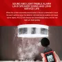 Home Smoke Detector Carbon Monoxide Detection Alarm Real-time Monitoring LED Display Sound Light Alarming Troubleshooting Function for Safety Prenvention