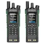 2Pcs Baofeng BF-UV32 GPS Walkie Talkie 10W Long Range Multi Band Bluetooth App 1000 Channels USB-C EU Charge Portable 2-Way Radio