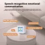 Xiao Zhi Mini Ai Dialogue Robot with Screen Intelligent Robot ESP32 Support Voice Clone ChatGPT Deepseek Doubao Personalized Custom Robot Expression Electronic Pet