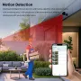 Smart Wireless Camera C1 WiFi IP Camera 1080p IR Night Vision AI Motion Detection Wide Angle View Dual Storage Security Camera