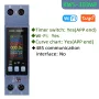 KEWEISI 8-in-1 Energy Meter Voltage Current Power Monitoring TFT Screen WiFi Remote Control Din Rail Installation Overvoltage Undervoltage Protection
