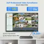 Hiseeu 16 Channel 4K PoE NVR Support 4K 2K 8MP 5MP 3MP 1080P PoE Camera with Motion Alarm 24/7 Recording Smart Playback Free Remote Access Network Video Recorder