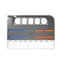 HBS-2804 for Switch2 Host and Joycon Charging Dock Built-in 4 Joy-Con Slots 9 Game Card Storage Organizer Stand RGB Lighting Gaming Accessories