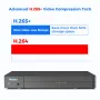 Hiseeu 16 Channel 4K PoE NVR Support 4K 2K 8MP 5MP 3MP 1080P PoE Camera with Motion Alarm 24/7 Recording Smart Playback Free Remote Access Network Video Recorder