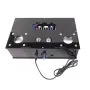 HIFI 6J1 Tube Amplifier DIY Kit Clear Acrylic Case High Fidelity Sound 105dB SNR Dual 12V Power Support MP3 Smartphone Tablet Computer