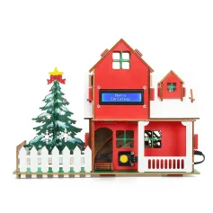 DIY Learning Christmas House Starter Kit For Arduino Project Programming Smart IOT Educational Electronics Complete Kit +Codes