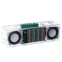 DIY Bluetooth Speaker Kit WK-56-90 LED Music Spectrum 3W Dual Channel MH-M18 Amplifier Acrylic Housing DC5V Soldering Practice Portable Wireless Audio System