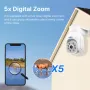 Hiseeu 8WK-4HD403 3MP Wireless WiFi CCTV Video Surveillance Camera System Outdoor Audio Street Security Protection IP Kit Hiseeu Motion Alarm