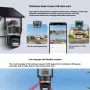 ICSEE Solar 2MP+2MP HD Dual Lens Security Camera 24/7 Recording 4G Wireless Surveillance 10000mAh Battery IP65 Waterproof Two-way Voice Camera