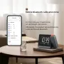 Digital Alarm Clock Wall Projection Time Temperature bluetooth Adjustment Night Light USB Power Supply Focusing Display