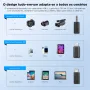 BOYA BOYALINK Wireless Lavalier Lapel Microphone HD Noise Cancelling 100M Wireless Tranmission Mini Mic for iPhone Android PC DSLR Camera Youtube Recording Vlog Phone