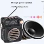M8 Mini Portable Radio FM AM SW Stereo Pocket Radios Receiver Multifunctional Wireless bluetooth Music Player with LED Flashlight