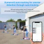 K21 1080P 2MP Wifi PTZ Surveillance Camera 2.4G Wireless Full-color Night Vision Motion Two-way Audio IP66 Waterproof IP Security Camera for Home Security Protection