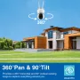 K21 1080P 2MP Wifi PTZ Surveillance Camera 2.4G Wireless Full-color Night Vision Motion Two-way Audio IP66 Waterproof IP Security Camera for Home Security Protection