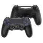 DATAFROG P03 Wireless bluetooth Game Controller with Hall Effect Joystick RGB Lighting Turbo Function Remappable Buttons No-Deadzone Mode Six-axis Gamepad Compatible with PS4 PC Android iOS