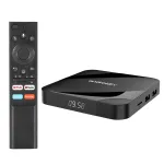 TV98 ATV W2 Android TV Box 4GB RAM 32GB ROM Android 14 Amlogic S905W2 Quad Core 3D 8K Decoding Dual Band WiFi Bluetooth 5.2 Voice Remote Set Top Box