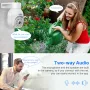 Hiseeu 8WK-4HD403 3MP Wireless WiFi CCTV Video Surveillance Camera System Outdoor Audio Street Security Protection IP Kit Hiseeu Motion Alarm