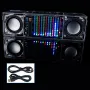DIY Bluetooth Speaker Kit WK-56-90 LED Music Spectrum 3W Dual Channel MH-M18 Amplifier Acrylic Housing DC5V Soldering Practice Portable Wireless Audio System